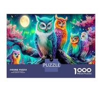Hives d'hiver 1000 Pièces Hiouf dans Cosmic Fantasy Night Puzzle Défi Jouet Éducatif Décorationd’intérieur Enfants 14+ Adultes Cadeaux 70x50cm/1000pcs