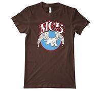HiveTees T-shirt Apparel American MC5 avec logo panthère - marron - Medium