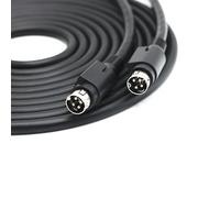 HiVi-Swan D100 & Edifier R1700BT Câble de liaison pour haut-parleur maître esclave 4 broches mâle vers mâle, câble audio en cuivre pur haute flexibilité, fil d'interconnexion double blindage
