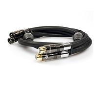 HiViLux Câble XLR/NF/symétrique Hi-Fi de référence OCC/SCC Ø = 14 mm Paire stéréo/2 canaux 1.5m Paar