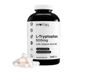 HIVITAL L-Triptófano 500 mg con Vit B3 y B6 240 cáps