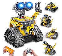 HiWEEGO Jouets Robots pour Enfants, Ensemble de Construction 5 en 1 avec télécommande et Application | Robot Mural RC, Cadeau pour garçons et Filles âgés de 6 à 12 Ans et Plus (520 pièces)