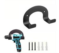 hiwhale Tronçonneuse Support Mural en Métal Heavy Duty Tronçonneuse Crochets Mural Tronçonneuse Support Robuste Jardin Électrique Outil Crochet