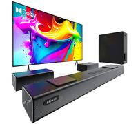 Hiwill A512 Barre de son 5.1.2CH 450W Dolby Atmos - Caisson 6.5 Sans Fil - Noir