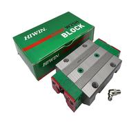 HIWIN Guide Linéaire RGW25HC RGW25 Roulement Bloc Rails Glissière pour Contrôle de Mouvement Machine CNC Imprimante 3D