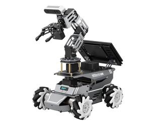 HIWONDER ROS2 Robot Car avec OpenClaw Gemini ChatGPT Grands modèles AI Vision 3D SLAM Mapping 6DOF Bras robotique Contrôle vocal Programmation Robot Car Kit, ROSOrin Pro Ultimate Kit & Jetson