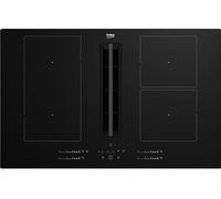 Beko HIXI 84700 UF Noir Intégré 80 cm Plaque avec zone à induction 4 zone(s) Hotte intégrée