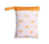 Hixingo 1/2 Pièces Sac à Couches, Réutilisable Sac à Maillot Mouillé Étanche Organiseur Pochette Couche Lavable, Eclair Wetbag de Voyage avec Fermeture Eclair (Orange,30x40cm-1pc)