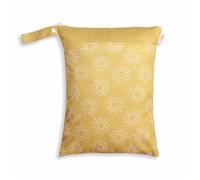 Hixingo 1/2 Pièces Sac à Couches, Réutilisable Sac à Maillot Mouillé Étanche Organiseur Pochette Couche Lavable, Eclair Wetbag de Voyage avec Fermeture Eclair (Jaune,30x40cm-1pc)