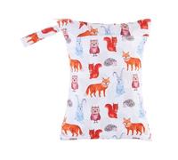 Hixingo 1 Pack Sac à Couches Lavables, Réutilisable Sac à Maillot Mouillé 30x40cm Organiseur Pochette Couche, Imperméable Eclair Wetbag de Voyage pour Les Plage Piscine (Zoo)