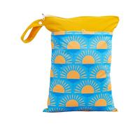 Hixingo 1 Pack Sac à Couches Lavables, Réutilisable Sac à Maillot Mouillé 30x40cm Organiseur Pochette Couche, Imperméable Eclair Wetbag de Voyage pour Les Plage Piscine (PUL A-1)