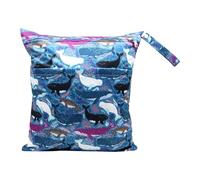 Hixingo 1 Pack Sac à Couches Lavables, Réutilisable Sac à Maillot Mouillé 40x45cm Organiseur Pochette Couche, Imperméable Eclair Wetbag de Voyage pour Les Plage Piscine (Modèle 6)