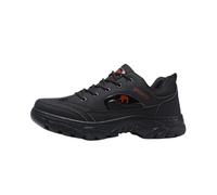 Hixingo 2026 Chaussures de Randonnée Homme, Antidérapant et Résistant à l'usure Chaussure Randonnée, Embout Résistant aux Chocs Baskets de Marche (Schwarz Rot,39)