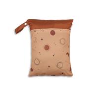Hixingo 3/2/1 pc Sac à Couches Lavables, Réutilisable Sac à Maillot Mouillé Étanche Organiseur Pochette Couche Lavable, Multicolore Imperméable Eclair Wetbag de Voyage (Kaki 1,2pc)
