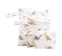 Hixingo 3 Packs Sac à Couches Lavables, Réutilisable Sac à Maillot Mouillé Organiseur Pochette Couche, Imperméable Eclair Wetbag de Voyage pour Les Plage Piscine (Style,26x36+18x25+18x14cm)