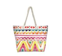Hixingo 3D Sac de Plage XXL Femme Homme, Grand Sac de Plage en Été Cabas de Piscine Pliable Léger Beach Tote Bag pour Vacances, Gymnase, Voyage, Shopping (35x12x34CM,Mandalas 2)