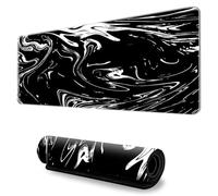 Hixingo 3D Tapis de Souris XXL/XL/L, Fluide Coloré Tapis de Souris Gamer, Tapis Souris avec Bords Cousus, Tapis de Souris en Base Antidérapante, Convient pour Gaming, Maison (600x300x3mm,Fluide 4)