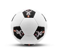 Hixingo Ballon de Football Taille 5 (Diamètre 21,6 cm) - Ballon de Sport en PVC Résistant pour Entraînement et Loisirs en Plein Air | Aiguille de Gonflage Incluse | 3D de planète (Astronaute)