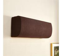 Hixingo Cache Clim Suspendus, Housse de Climatiseur Élastique, Climatiseur Couvre Tout Inclus, Cache-Poussière Jacquard Couleur Unie, Climatiseur Couvre Intérieur (Café,Universel)