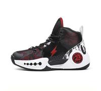 Hixingo Chaussure de Basketball Enfant Garçon Filles Sneakers Baskets, Baskets de Basket-Bal Unisexe Antidérapant Moyenne Chaussures de Sport pour Homme Femme 31-41 EU