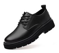 Hixingo Chaussures Cuir Homme Chaussure Homme Ville Classique et Antidérapantes Brogues Derby Confortables Formelles Habillées Business pour Costume Mariage (8608#Noir,41)