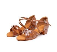 Hixingo Chaussures Danse Latine Femme Talon Bas 3.5cm | Idéal Pour La Salsa Et Les Dances De Salon. Conçu En Matériaux Souples Et Respirants Pour Un Confort Optimal Sur La Piste.