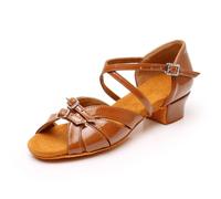 Hixingo Chaussures Danse Latine Femme Talon Bas 3cm | Idéal Pour La Salsa Et Les Dances De Salon. Conçu En Matériaux Souples Et Respirants Pour Un Confort Optimal Sur La Piste.