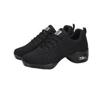 Hixingo Chaussures de Danse Modern Jazz Femme Cheerleading Cheer Chaussures de Sport Split Sole Gymnastique Baskets Yoga Entraînement Aérobic pour Street Dance, Jazz Dance