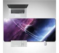 Hixingo Ciel étoilé Brillant Tapis de Souris XXL/XL,Tapis de Souris Gamer, Tapis Souris avec Bords Cousus, Tapis de Souris en Base Antidérapante,Convient pour Gaming,Maison (900x400x3mm,Univers)