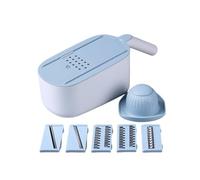 Hixingo Coupe Legume, Coupe-Légumes Eplucheur Légumes Trancheur de Légumes Decoupe Legumes Cube Oignon Carotte Concombre Tomates - Fromage Ustensiles de Cuisine Inox, Nordique (Bleu,Taille unique)