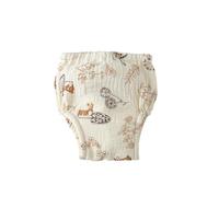 Hixingo Culotte Apprentissage Propreté Fille Garcon, Culotte d Apprentissage Lot de 1 Réutilisable, Couche Lavable Enfant Doux, Couches pour Les Enfants de 1 à 6 Ans (Champignon,M: 90)