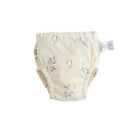 Hixingo Culotte Apprentissage Propreté Fille Garcon, Culotte d Apprentissage Réutilisable, Couche Lavable Enfant Doux, Couches pour Les Enfants de 1 à 6 Ans (Feuille simple,S: 80)