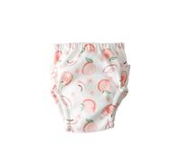 Hixingo Culotte Apprentissage Propreté Fille Garcon, Culotte d Apprentissage Réutilisable, Couche Lavable Enfant Doux, Couches pour Les Enfants de 1 à 6 Ans (Fleurs de pêcher,S: 80)