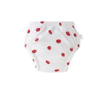 Hixingo Culotte Apprentissage Propreté Fille Garcon, Lot de 3 Culotte d Apprentissage Réutilisable Moderne, Coton Couche Lavable Enfant, Couches pour Les Enfants de 1 à 6 Ans (Fraise,M)