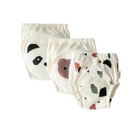 Hixingo Culotte Apprentissage Propreté Fille Garcon, Lot de 3 Réutilisable Culotte d Apprentissage, Couche Lavable Enfant Doux, Couches pour Les Enfants de 1 à 6 Ans (Style 9,XL: 110)