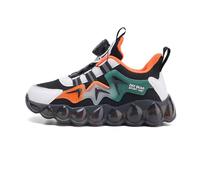 Hixingo Enfant Chaussure de Basketball, Garçon Sneakers Baskets Enfant Filles Mode Baskets de Basket-Bal Maille pour Chaussures de Sport, pour Mixte Jeunes Homme Femme 37 Vert Foncé Noir