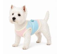 Hixingo Gilet de Refroidissement pour Chien, Manteau Rafraîchissant Confortable par Évaporation, Veste d'été Anti-Coup de Chaleur avec Trou de Harnais (ZS05 Bleu,XL)