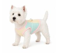 Hixingo Gilet de Refroidissement pour Chien, Manteau Rafraîchissant Confortable par Évaporation, Veste d'été Anti-Coup de Chaleur avec Trou de Harnais (ZS05 Jaune,L)