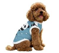 Hixingo Gilet de Refroidissement pour Chien, Manteau Rafraîchissant Confortable par Évaporation, Veste d'été Anti-Coup de Chaleur avec Trou de Harnais (Panda Noir 3,XS)