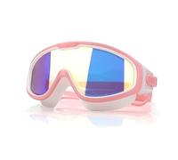 Hixingo Lunette Piscine Enfant 8-15 Ans, Lunettes de Natation Anti-Fuites Anti-Buée et Protection UV pour Garçons et Filles Réglable Lunettes de Piscine Lunette de Plongée (Rose)