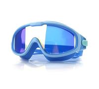 Hixingo Lunette Piscine Enfant 8-15 Ans, Lunettes de Natation Anti-Fuites Anti-Buée et Protection UV pour Garçons et Filles Réglable Lunettes de Piscine Lunette de Plongée (Bleu)