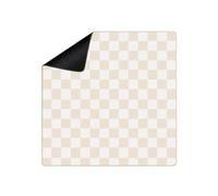 Hixingo Mahjong Tapis de Table 80x80cm avec Sac de Transport (Beige)
