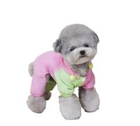 Hixingo Manteau d'hiver à Pattes pour Chien, Chaud Veste Chaude et Froide pour Chien Intérieur et Extérieur Vêtements pour Petit Moyen Grands Chiens (BD05 Rose,S)