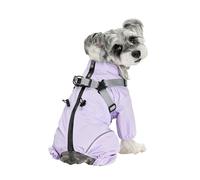 Hixingo Manteau d'hiver à Pattes pour Chien, Chaud Veste Chaude et Froide pour Chien Intérieur et Extérieur Vêtements pour Petit Moyen Grands Chiens (D28 Violet,6XL)