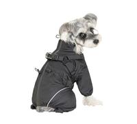 Hixingo Manteau d'hiver à Pattes pour Chien, Chaud Veste Chaude et Froide pour Chien Intérieur et Extérieur Vêtements pour Petit Moyen Grands Chiens (D28 Gris,6XL)