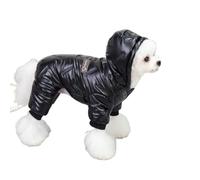 Hixingo Manteau d'hiver à Pattes pour Chien, Chaud Veste Chaude et Froide pour Chien Intérieur et Extérieur Vêtements pour Petit Moyen Grands Chiens (MY21 Noir,L)