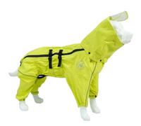Hixingo Manteau d'hiver à Pattes pour Chien, XS-5XL Veste Chaude et Froide pour Chien Intérieur et Extérieur Vêtements pour Petit Moyen Grands Chiens (Vert d'herbe,4XL+)