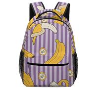 Hixingo Motif de Fruits Sac à Dos Enfants Fille Garçons, Confortable Jardin d'enfants Cartable Primaire Maternelle, Petit Adolescents Sac a Dos Grande Capacité (Bananes B,42x31x15cm)