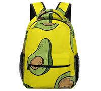 Hixingo Motif de Fruits Sac à Dos Enfants Fille Garçons, Confortable Jardin d'enfants Cartable Primaire Maternelle, Petit Adolescents Sac a Dos Grande Capacité (Avocat,42x31x15cm)