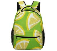 Hixingo Motif de Fruits Sac à Dos Enfants Fille Garçons, Confortable Jardin d'enfants Cartable Primaire Maternelle, Petit Adolescents Sac a Dos Grande Capacité (Citrons B,42x31x15cm)